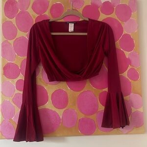 ♥️ NEW Bordeaux top new Rag therapy